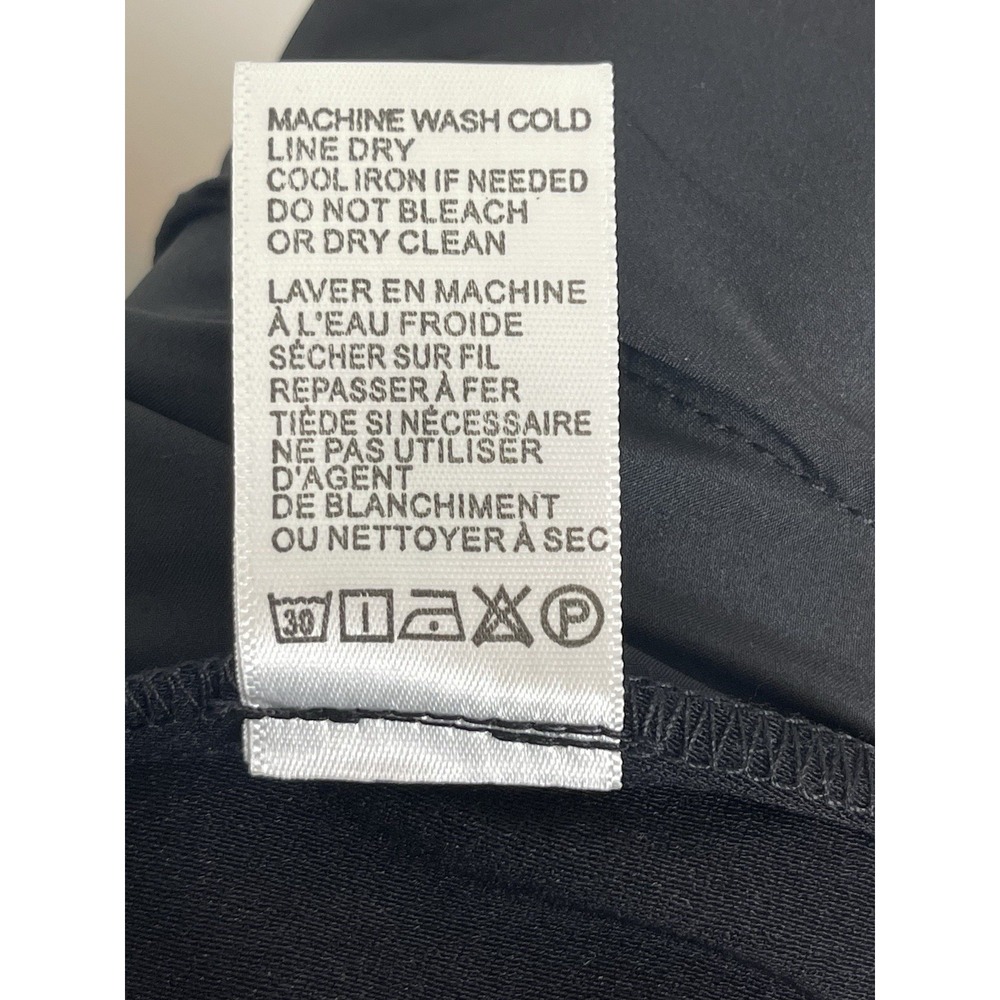 Brochu Walker The Duke Pant Black Onyx Wide-Leg Tie-Waist Trousers Size S - Picture 13 of 15